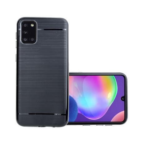 Capa Capinha Case Emborrachada Carbon Preta Samsung Galaxy A31 A315 - MING  CASE - Capinha de Celular - Magazine Luiza
