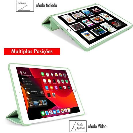 Capa Capinha Case Ipad 8 8ª Geração 2020 Tela 10.2 Smart Aveludada Anti  Impacto High Premium - Extreme Cover - Capinha de Celular - Magazine Luiza