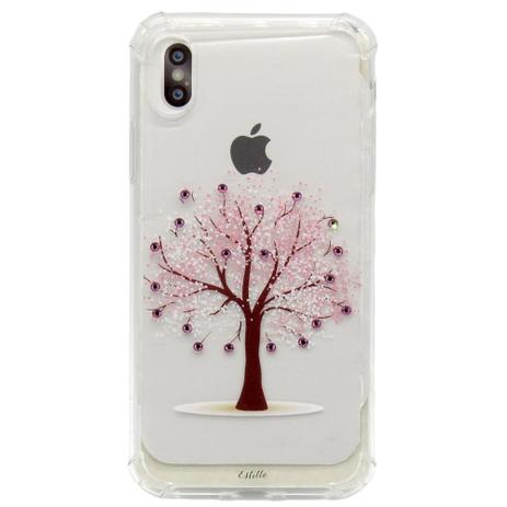 Capa Capinha Case iPhone XR Cristal Estillo Anti Shock Feminina Estampada  arvore rosa - Capinha de Celular - Magazine Luiza