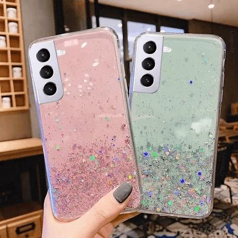 Capa Capinha Case Premium Glitter Samsung Galaxy S21 Plus - M5 - Capinha de  Celular - Magazine Luiza