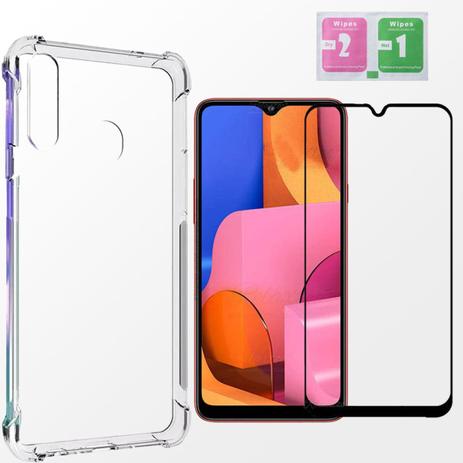 Capa Capinha Case Samsung Galaxy A20s + Película Vidro 3D - YL EXPLOITER -  Kit Capinha e Película para Celular - Magazine Luiza