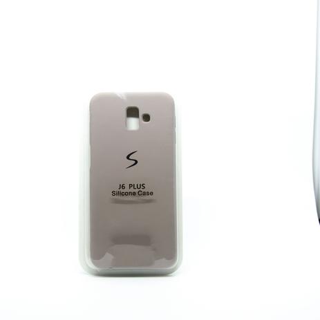 Capa Capinha Case Smartphone Samsung J6 Plus Silicone Cinza - clipover -  Acessórios para Celular - Magazine Luiza