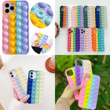 Capa Capinha de Celular Pop It Fidget Toy Apertar Anti Stress para Iphone 11  12 Pro Max XR XS Max Case - Porto 7 - Capinha de Celular - Magazine Luiza