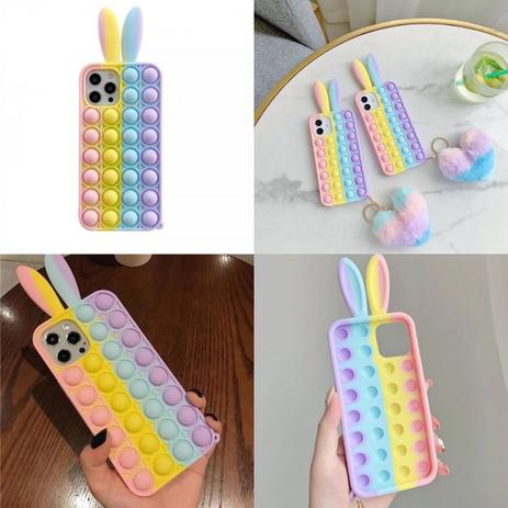 Capa Capinha de Celular Pop It Fidget Toy Apertar para Iphone 8 Plus 11 Pro  Max 12 Pro Max XR XS Max - Porto 7 - Capinha de Celular - Magazine Luiza