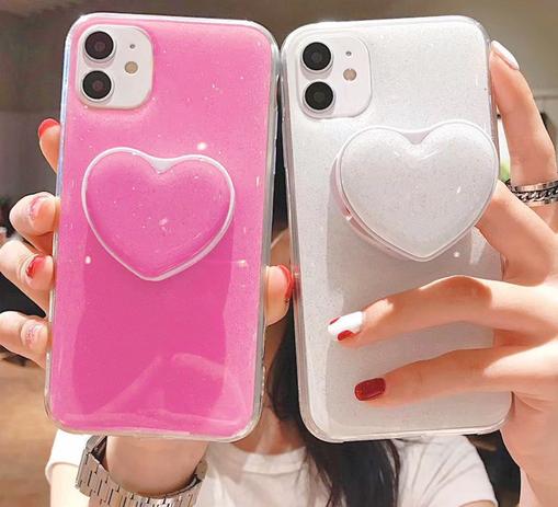 Capa Capinha iPhone XR / Silicone Premium Luxo Segurador Suporte Coração  Feminina - Branca - Silicone Case - Acessórios para Celular - Magazine Luiza