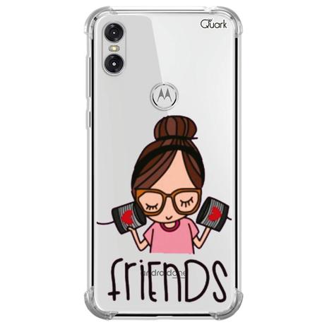 Capa capinha p/ moto one (1551) best friends 2 - Quarkcase - Capinha de  Celular - Magazine Luiza