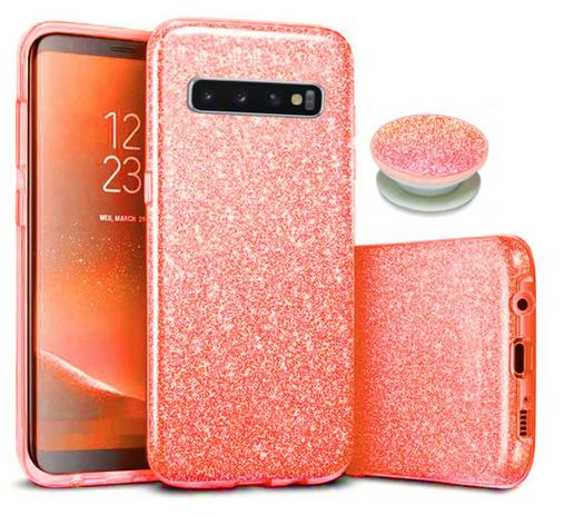 Capa Capinha P\\ Samsung S10 Case Glitter Brilho + Pop Cel Glitter - EFR -  Capinha de Celular - Magazine Luiza