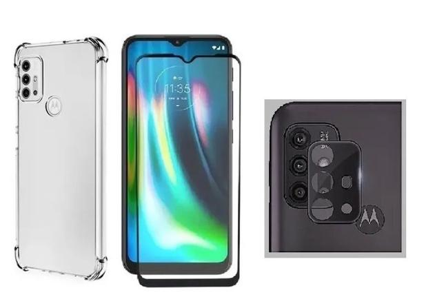 Capa Capinha + Pelicula Vidro 3d + Pelc Câmera Para Moto G20 - Kramac é boa?