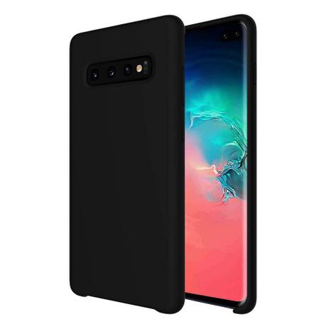 Capa Capinha Premium Samsung Galaxy S10 Plus Silicone Protective Cover  Preta - Planeta Case - Capinha de Celular - Magazine Luiza