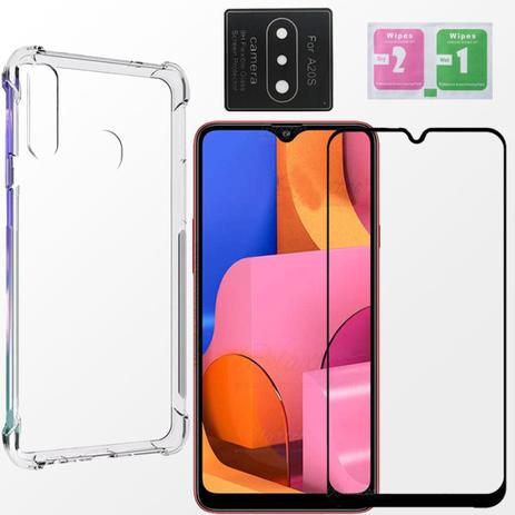 Capa Capinha Samsung A20s + Película Vidro 3D + Camera - YL EXPLOITER - Kit  Capinha e Película para Celular - Magazine Luiza