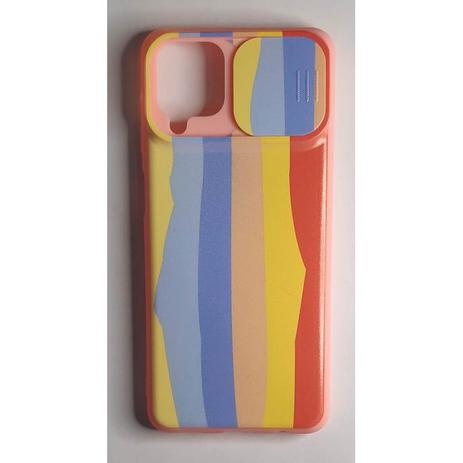 Capa capinha silicone arco iris fecha câmera samsung a12 - Fernando Eletro  - Capinha de Celular - Magazine Luiza