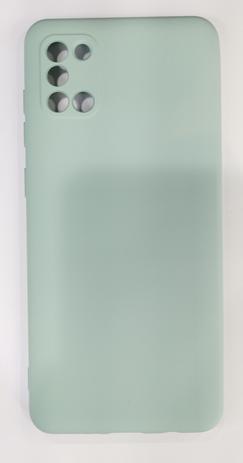 Capa Capinha Case Silicone Aveludada Samsung Galaxy A31 - Azul no Shoptime