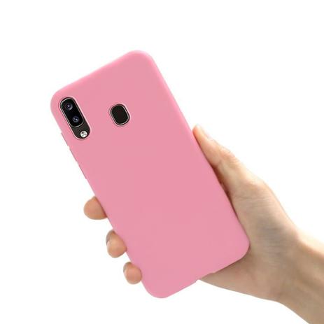 Capa Capinha Veludo Silicone Samsung Galaxy A30 Rosa - SAMCASE - Capinha de  Celular - Magazine Luiza