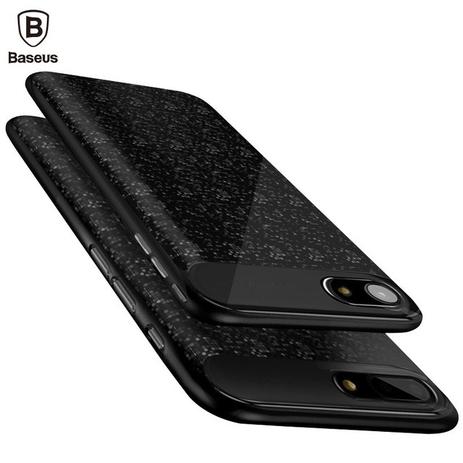 Capa carregadora para iphone 7/8 plaid 5000mah baseus preta Menor preço em Capa carregadora para iphone 7/8 plaid 5000mah baseus preta