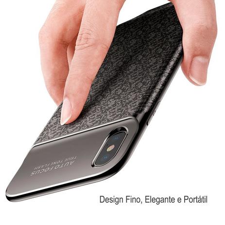 Capa Carregadora para iPhone X e XS Baseus Plaid 3500 mAh Menor preço em Capa Carregadora para iPhone X e XS Baseus Plaid 3500 mAh