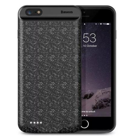 Capa Carregadora Powerbank para Iphone 7/8 5.000mah Baseus Bateria Extra 2 Cargas Completas Preto Menor preço em Capa Carregadora Powerbank para Iphone 7/8 5.000mah Baseus Bateria Extra 2 Cargas Completas Preto