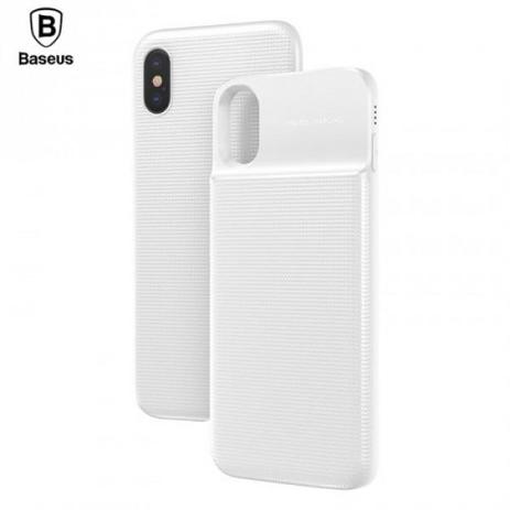 Capa Carregadora Wireles Iphone X Xs Baseus 5000mah Backpack c/ Película De Vidro Premium 3D c/ Bordas Menor preço em Capa Carregadora Wireles Iphone X Xs Baseus 5000mah Backpack c/ Película De Vidro Premium 3D c/ Bordas