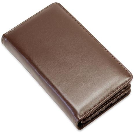 Capa carteira couro lui marrom samsung a7 2018 a750 - Cellway Menor preço em Capa carteira couro lui marrom samsung a7 2018 a750 - Cellway