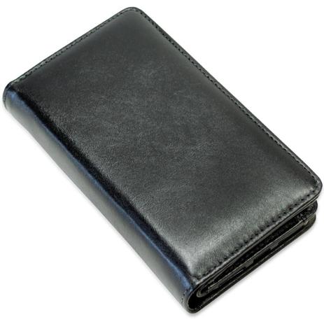 Capa carteira couro lui preto samsung j2 pro j250 - Cellway Menor preço em Capa carteira couro lui preto samsung j2 pro j250 - Cellway