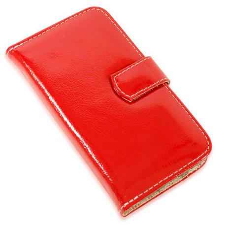 Capa carteira couro verniz vermelho samsung a9 2018 a920 - Cellway Menor preço em Capa carteira couro verniz vermelho samsung a9 2018 a920 - Cellway
