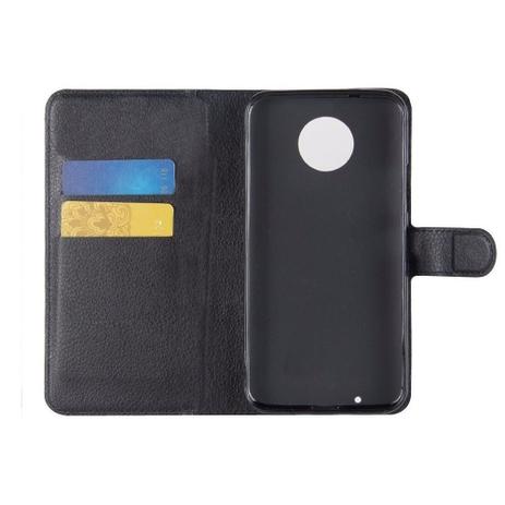 Capa Carteira Flip Antishock (PRETA) Porta Cartão P/ Motorola Moto G6 Plus  XT1926 - Dv - Capinha de Celular - Magazine Luiza