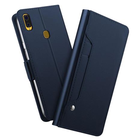 Capa Carteira Luxury Samsung Galaxy A10 - Azul - Smartcase Menor preço em Capa Carteira Luxury Samsung Galaxy A10 - Azul - Smartcase