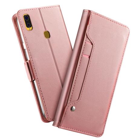 Capa Carteira Luxury Samsung Galaxy A30 - Rosa - Smartcase Menor preço em Capa Carteira Luxury Samsung Galaxy A30 - Rosa - Smartcase