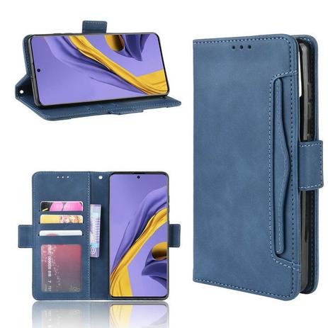 Capa Carteira Luxury Samsung Galaxy M51 Azul - Oem Menor preço em Capa Carteira Luxury Samsung Galaxy M51 Azul - Oem