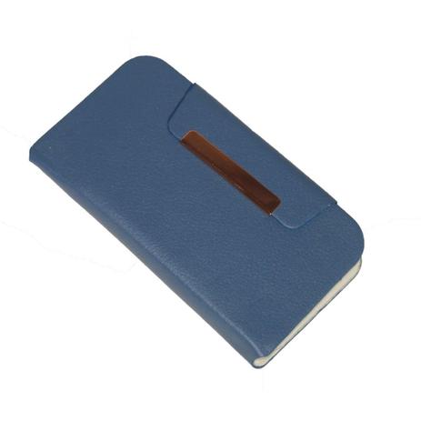 Capa Carteira Universal para Celular de Ate 3 Polegadas Azul - Outros Menor preço em Capa Carteira Universal para Celular de Ate 3 Polegadas Azul - Outros