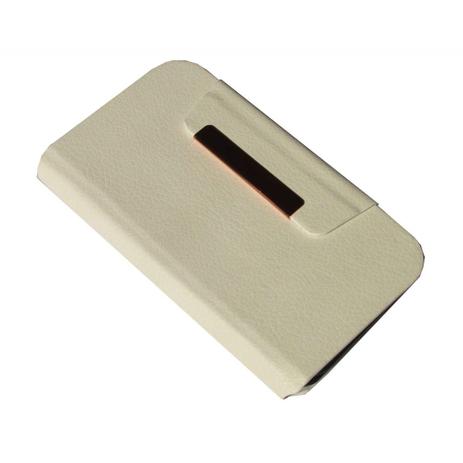 Capa Carteira Universal para Celular de até 3 Polegadas Branca - Outros Menor preço em Capa Carteira Universal para Celular de até 3 Polegadas Branca - Outros