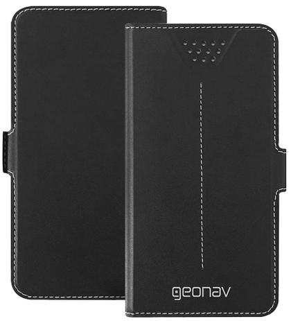 Capa Carteira Universal smartphones 4,5” a 5” preta - GEONAV Menor preço em Capa Carteira Universal smartphones 4,5” a 5” preta - GEONAV