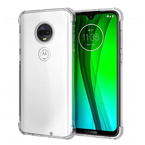 Capa Case Anti Impacto Silicone Motorola Moto G7 E G7 Plus Transparente -  Hrebos - Capinha de Celular - Magazine Luiza