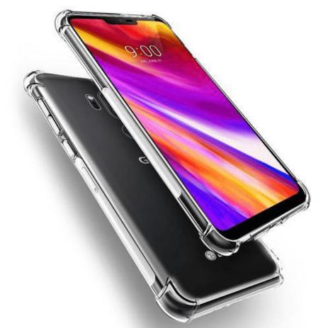 Capa Case Anti Shock LG Q7/ Q7 Plus + Película de Vidro Temperado - M3 Menor preço em Capa Case Anti Shock LG Q7/ Q7 Plus + Película de Vidro Temperado - M3