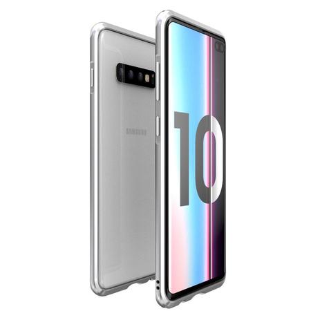 Capa Case Bumper Alumínio Samsung Galaxy S10 Plus - Prata - Luphie Menor preço em Capa Case Bumper Alumínio Samsung Galaxy S10 Plus - Prata - Luphie