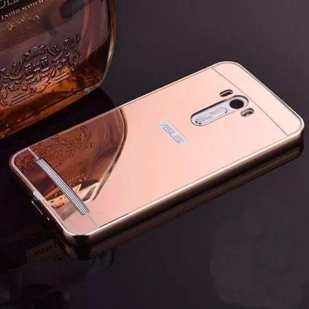 Capa Case Bumper Espelhada Asus Zenfone 2 Laser Tela 5.5 Top - ROSA Menor preço em Capa Case Bumper Espelhada Asus Zenfone 2 Laser Tela 5.5 Top - ROSA