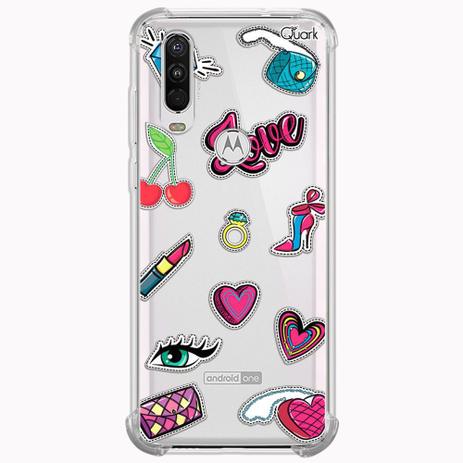 Capa case capinha anti shock moto one action 0846 patch moda - Quarkcase -  Capinha de Celular - Magazine Luiza