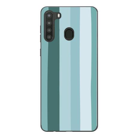 Capa Case Capinha Samsung Galaxy A21 Arco Iris Verde Água - SHOWCASE -  Capinha de Celular - Magazine Luiza