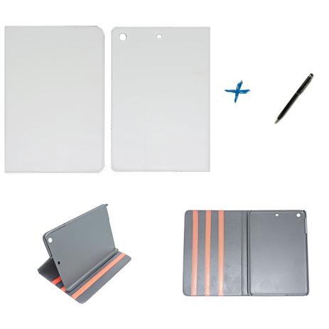 Capa/Case Couro iPad Mini 2/3 Carteira / Caneta Touch (Branco) - Skin t18 Menor preço em Capa/Case Couro iPad Mini 2/3 Carteira / Caneta Touch (Branco) - Skin t18