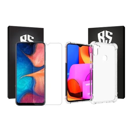 Kit Capa Transparente Anti Impacto + Película vidro 3D Galax A11 + Brinde -  tokashop