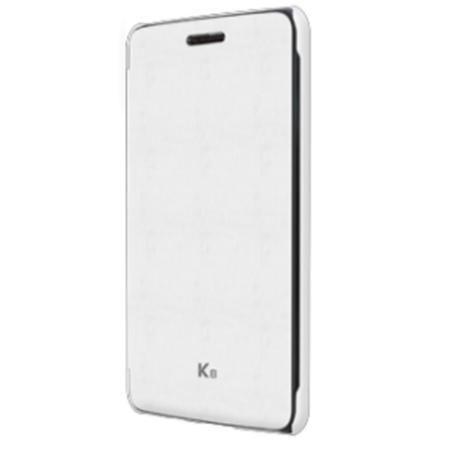 Capa Case Flip Cover Clean-up Original Lg K8 2017 Branca - Voia Menor preço em Capa Case Flip Cover Clean-up Original Lg K8 2017 Branca - Voia
