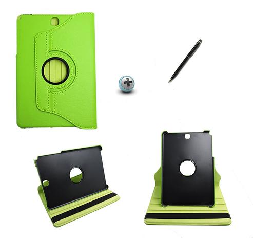 Capa Case Galaxy Tab A - 9.7 P550 / P555 Giratória 360 / Caneta Touch (Verde) - Skin t18 Menor preço em Capa Case Galaxy Tab A - 9.7 P550 / P555 Giratória 360 / Caneta Touch (Verde) - Skin t18