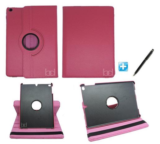 Capa Case New iPad 2017 - 9,7” Giratória / Caneta Touch (Rosa) - Bd cases Menor preço em Capa Case New iPad 2017 - 9,7” Giratória / Caneta Touch (Rosa) - Bd cases