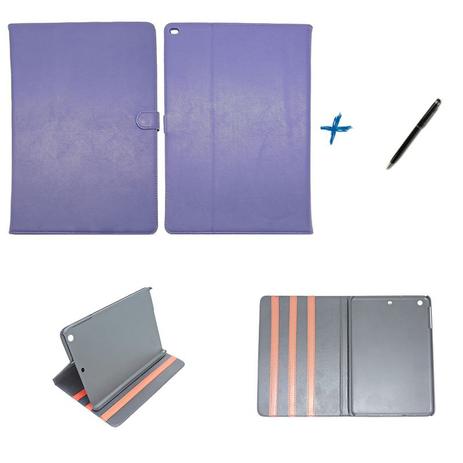 Menor preço em Capa Case para iPad Pro 12.9” Carteira - Design Coreano /Caneta Touch (Azul Escuro) - Bd cases