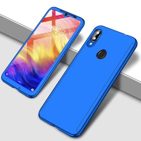 Capa Case Proteção 360 Samsung Galaxy A30 - Azul - Nagfak Menor preço em Capa Case Proteção 360 Samsung Galaxy A30 - Azul - Nagfak