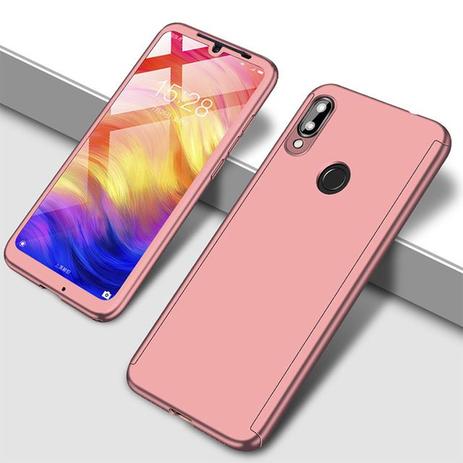Capa Case Proteção 360 Samsung Galaxy A30 - Rosa - Nagfak Menor preço em Capa Case Proteção 360 Samsung Galaxy A30 - Rosa - Nagfak