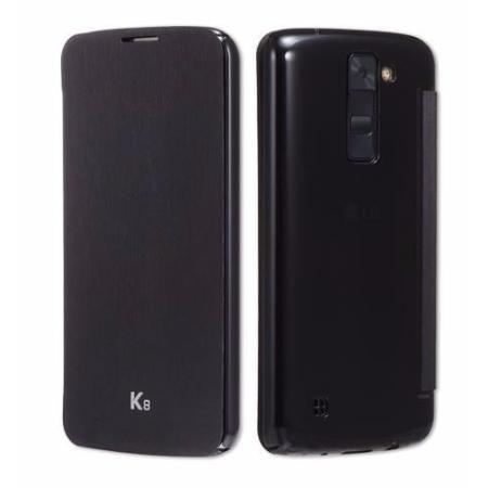 Capa Case Protetora Original Lg K8 Flip Cover Clean-up - Preta - Voia Menor preço em Capa Case Protetora Original Lg K8 Flip Cover Clean-up - Preta - Voia