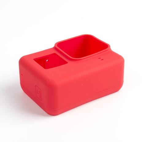 Capa Case Protetora Silicone GoPro Hero (2018) Hero 5 Black Hero 6 Black Hero 7 Black Uso Sem Frame Cor Vermelho - Shoot Menor preço em Capa Case Protetora Silicone GoPro Hero (2018) Hero 5 Black Hero 6 Black Hero 7 Black Uso Sem Frame Cor Vermelho - Shoot