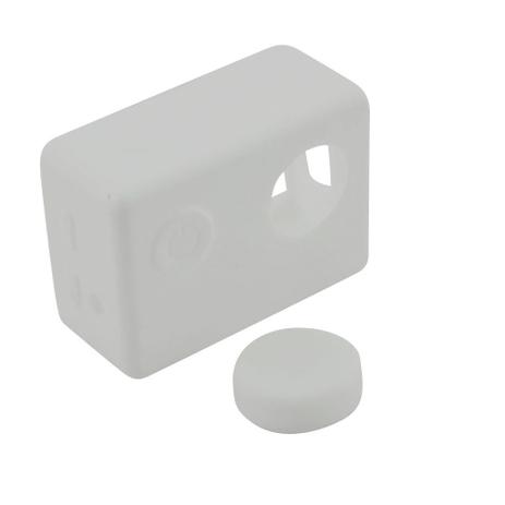Capa Case Protetora Silicone Para Câmeras SJCam SJ5000 Cor Branco - Shoot é boa?