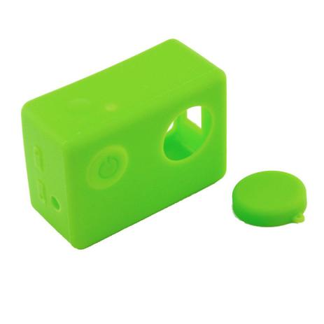Capa Case Protetora Silicone Para Câmeras SJCam SJ5000 Cor Verde - Shoot Menor preço em Capa Case Protetora Silicone Para Câmeras SJCam SJ5000 Cor Verde - Shoot