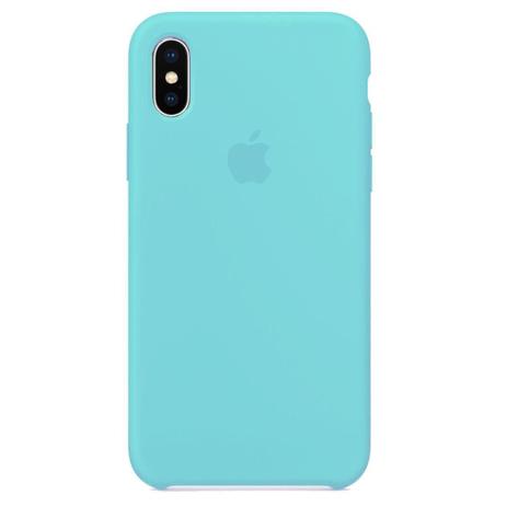 Capa Case Silicone Apple X Xs - Azul Turquesa - LojaST Imports Menor preço em Capa Case Silicone Apple X Xs - Azul Turquesa - LojaST Imports